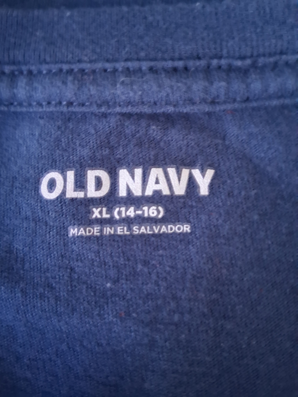 Old Navy Navy Blue Minecraft Graphic Tee boys XL - Picture 4 of 4